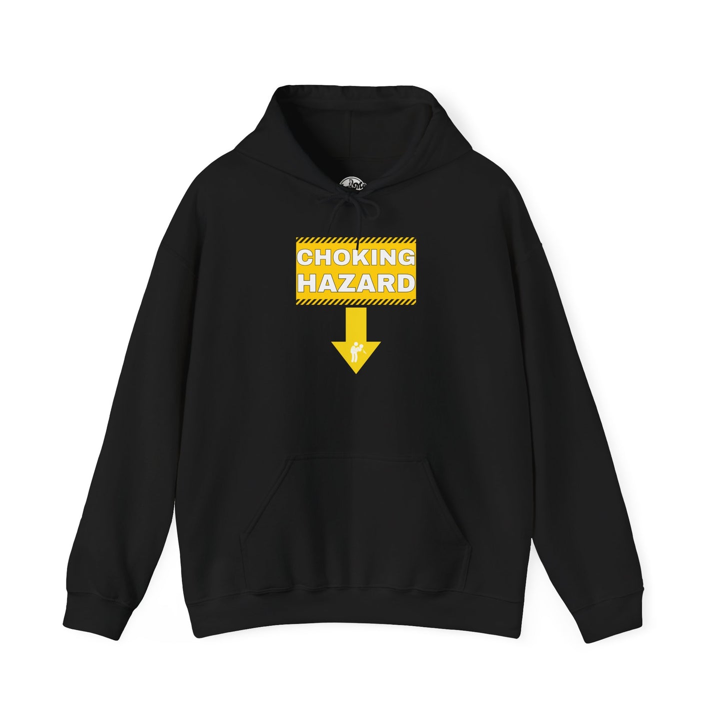 Choking Hazard Hoodie - Unisex Heavy Blend Sweatshirt for Fun & Safety Awareness