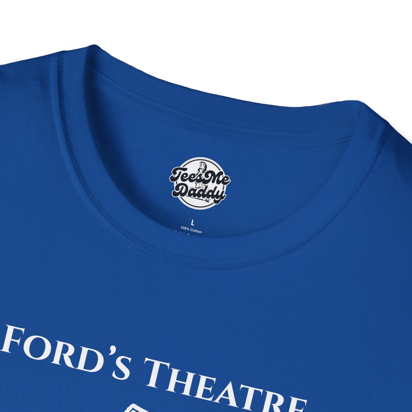 Abraham Lincoln’s 1-Star Ford’s Theatre Review – Dark Humor Unisex Softstyle T-Shirt