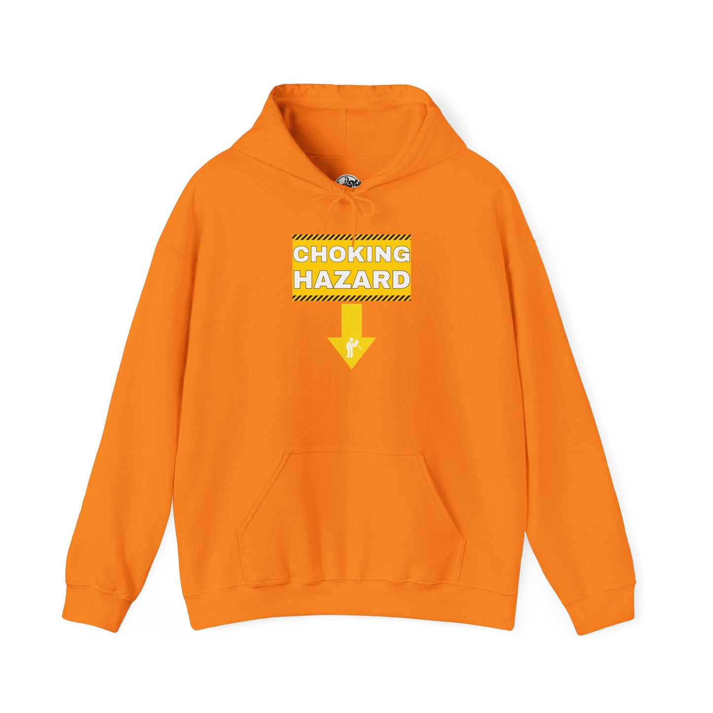 Choking Hazard Hoodie - Unisex Heavy Blend Sweatshirt for Fun & Safety Awareness