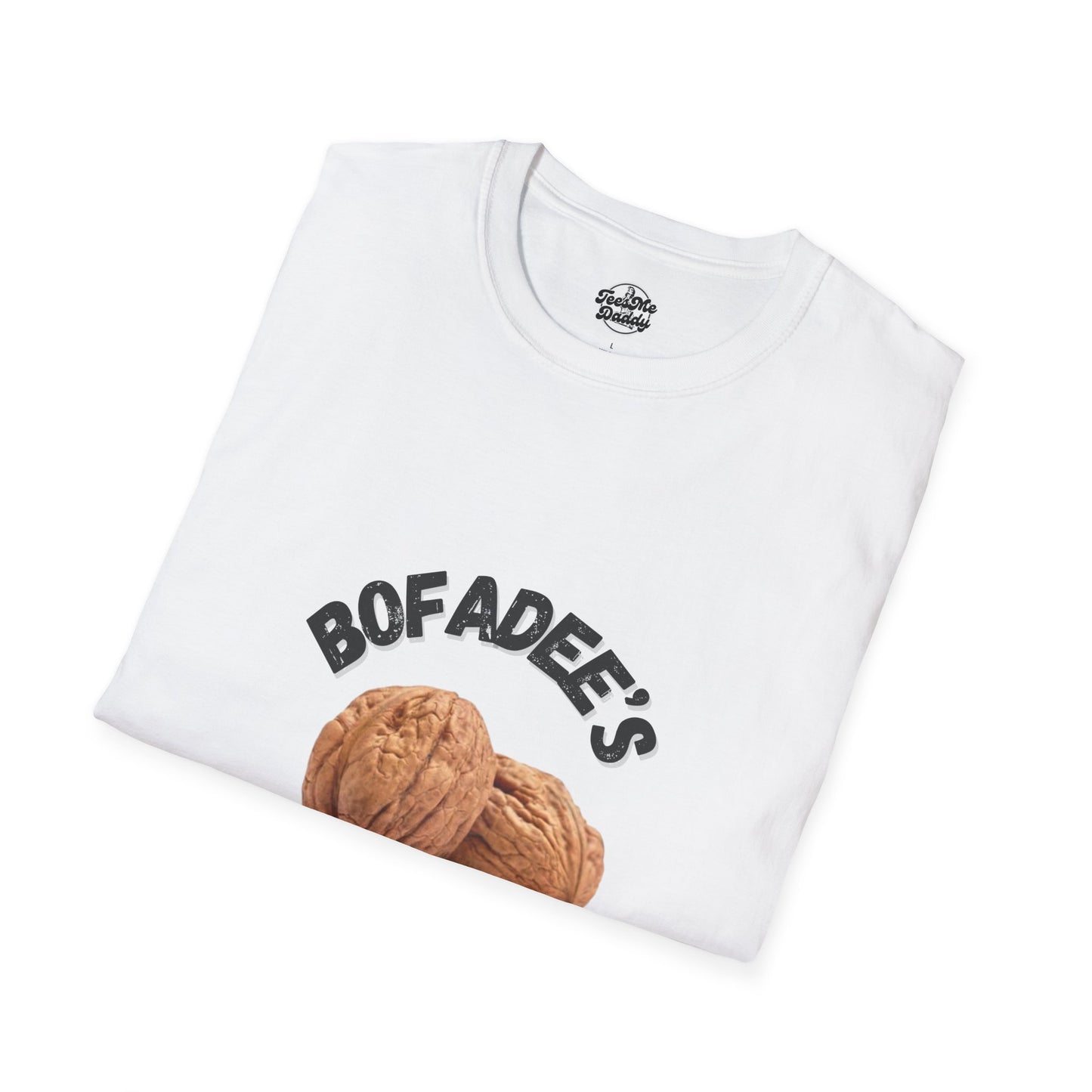 Bofadee’s Nuts – Funny Walnut-Themed Unisex Softstyle T-Shirt