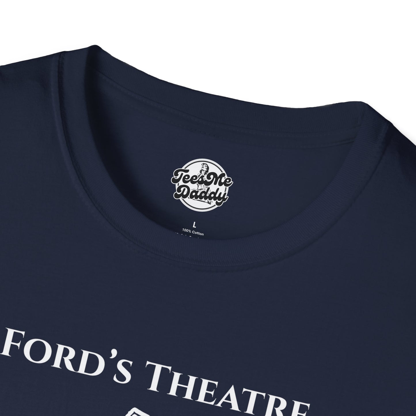Abraham Lincoln’s 1-Star Ford’s Theatre Review – Dark Humor Unisex Softstyle T-Shirt