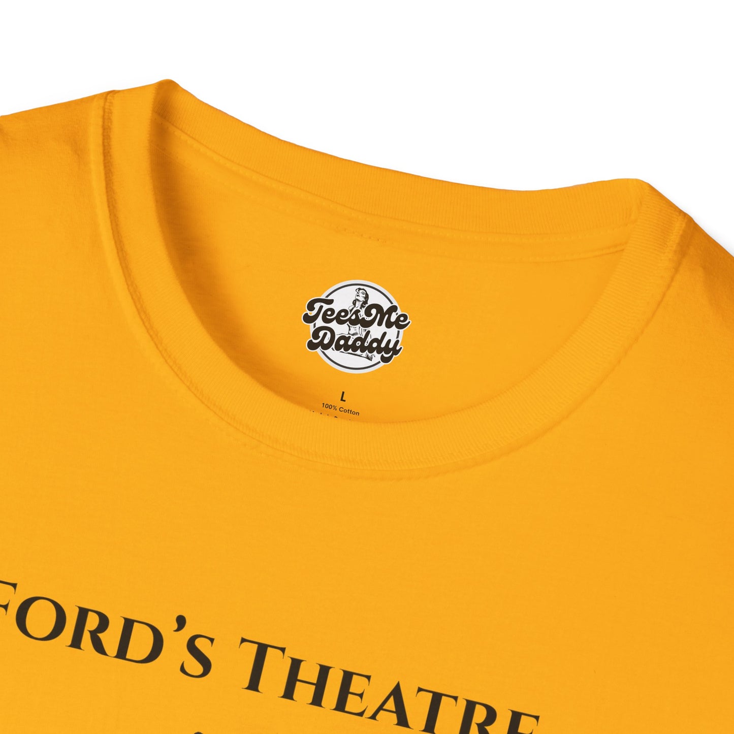 Abraham Lincoln’s 1-Star Ford’s Theatre Review – Dark Humor Unisex Softstyle T-Shirt