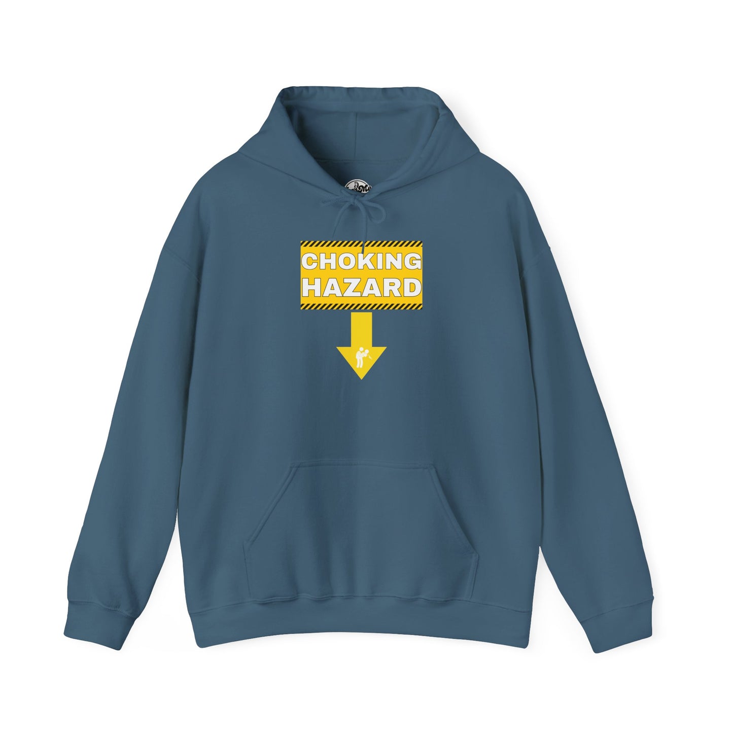 Choking Hazard Hoodie - Unisex Heavy Blend Sweatshirt for Fun & Safety Awareness