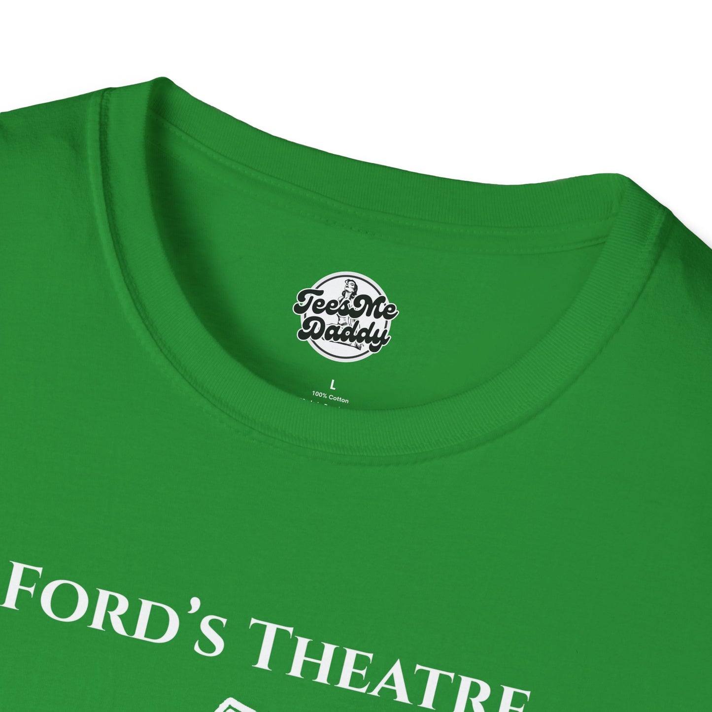 Abraham Lincoln’s 1-Star Ford’s Theatre Review – Dark Humor Unisex Softstyle T-Shirt