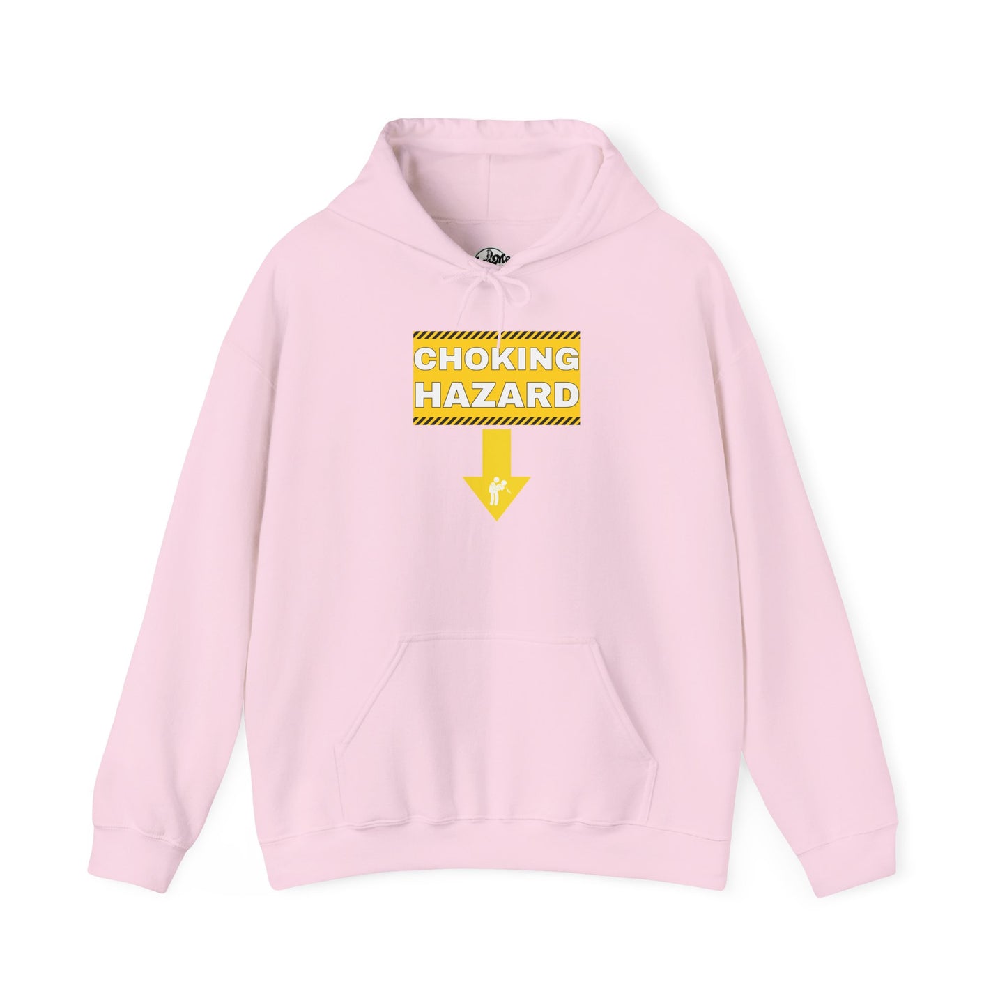 Choking Hazard Hoodie - Unisex Heavy Blend Sweatshirt for Fun & Safety Awareness