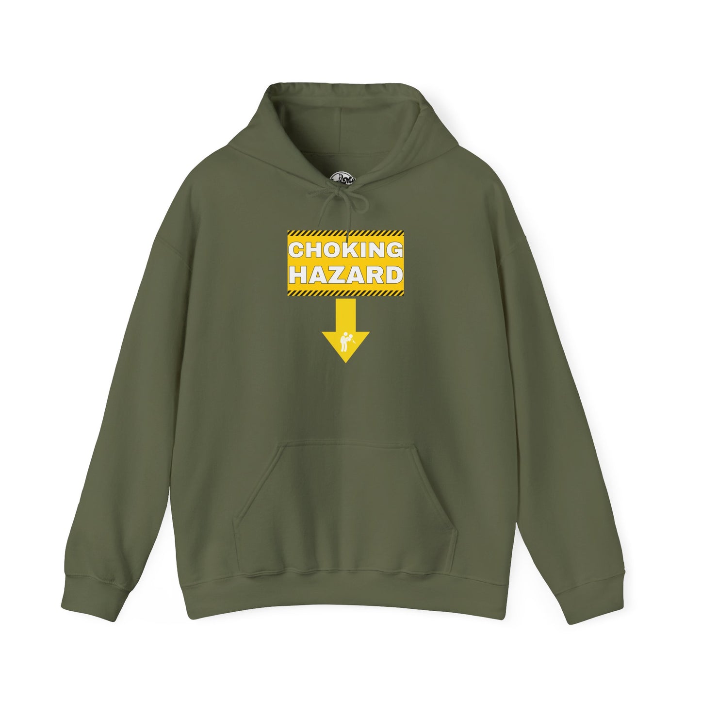Choking Hazard Hoodie - Unisex Heavy Blend Sweatshirt for Fun & Safety Awareness