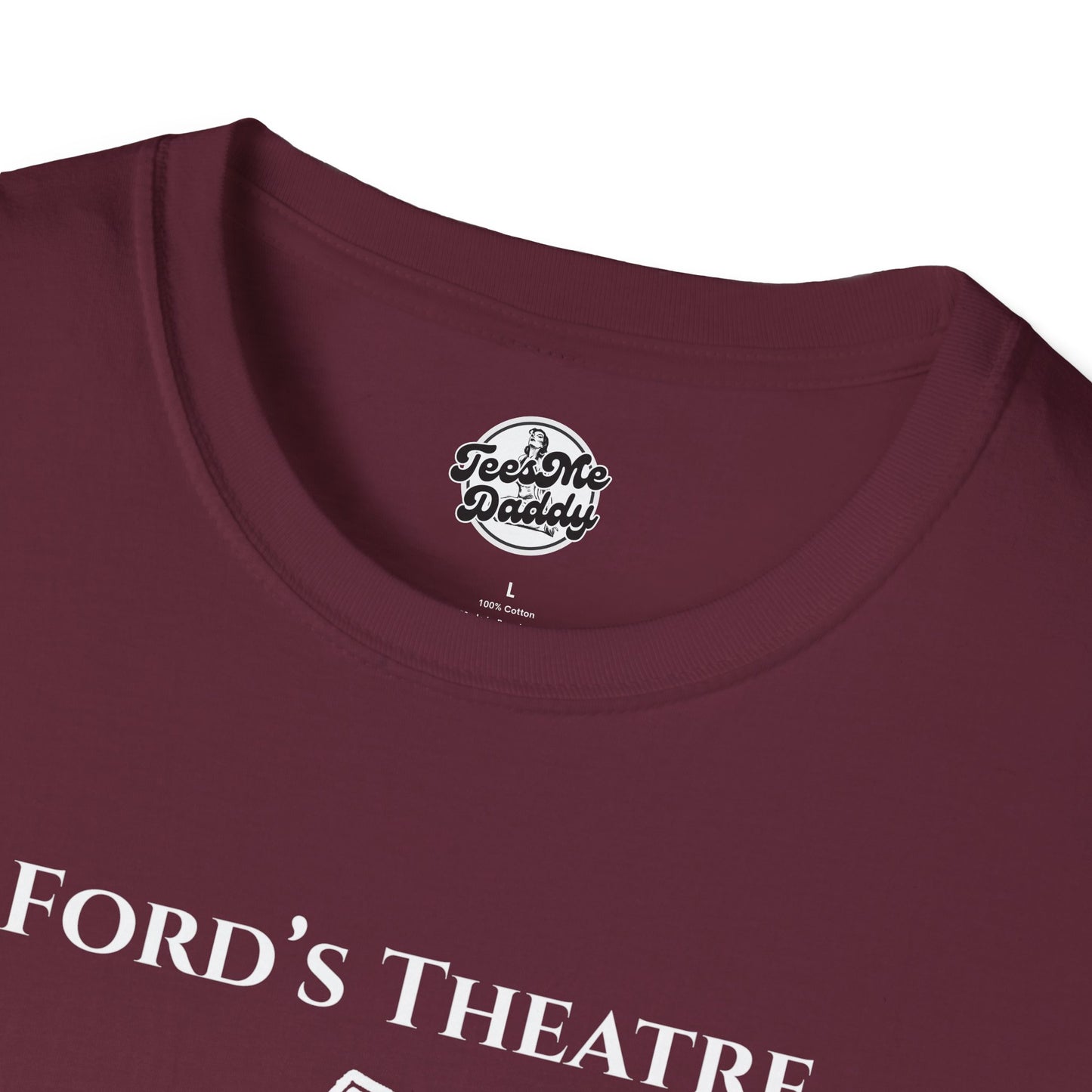 Abraham Lincoln’s 1-Star Ford’s Theatre Review – Dark Humor Unisex Softstyle T-Shirt