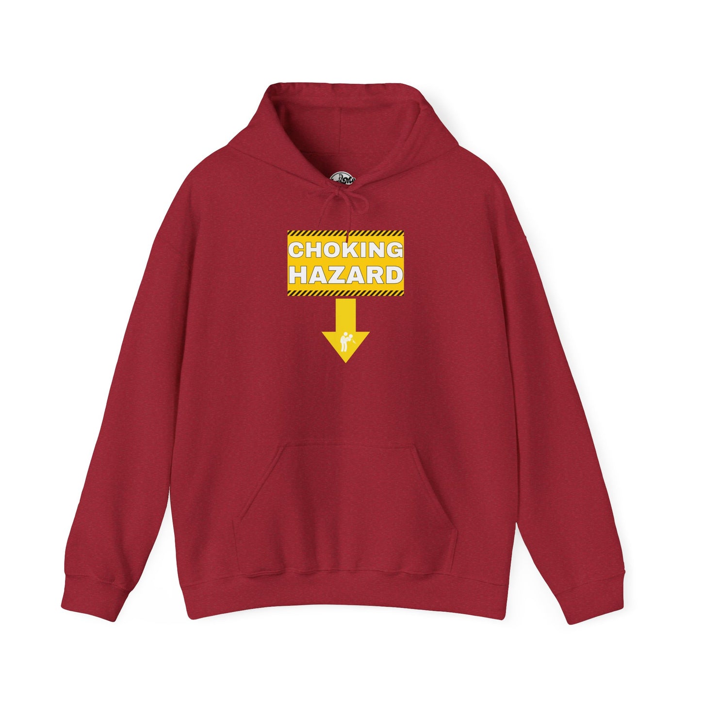 Choking Hazard Hoodie - Unisex Heavy Blend Sweatshirt for Fun & Safety Awareness