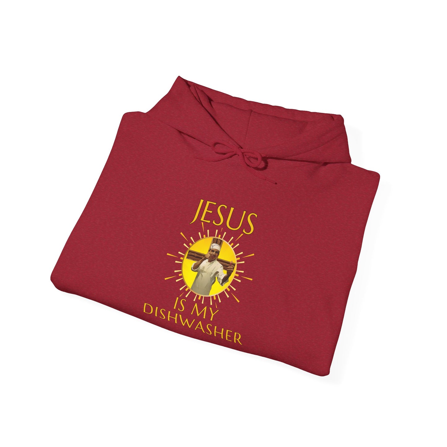 Jesus Is My Dishwasher Hoodie - Unisex Heavy Blend Sweatshirt