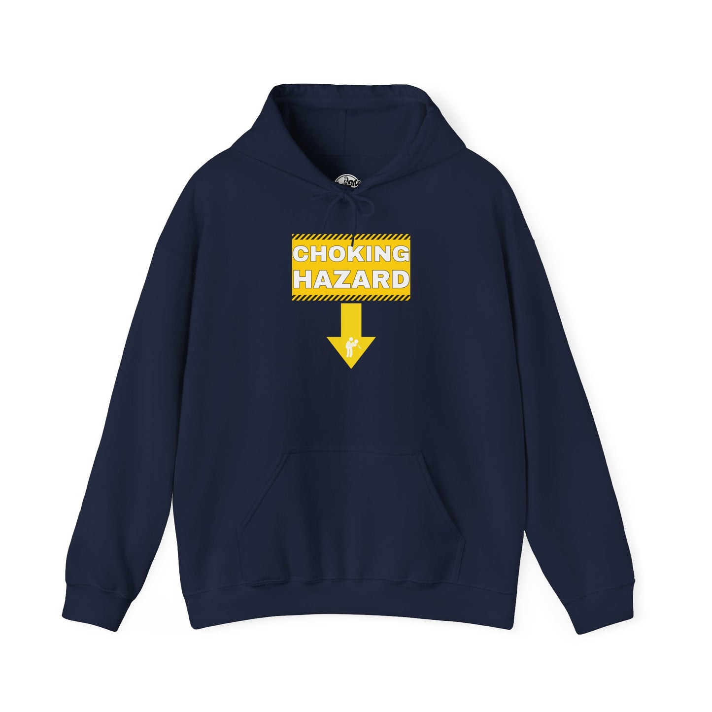 Choking Hazard Hoodie - Unisex Heavy Blend Sweatshirt for Fun & Safety Awareness